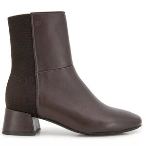 NWOB Gentle Souls Women's Eileen Block Heel Booties 6.5  Chocolate brown $199